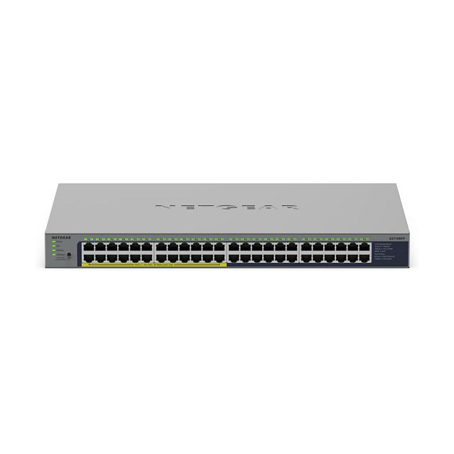 Mrežni switch NETGEAR GS748PP (48x Gigabit, 48x PoE+, 380W, Unmanaged)-0