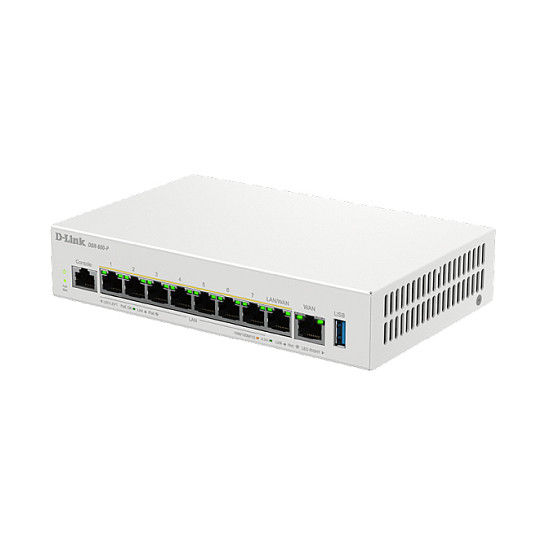 Router D-LINK DBR-600-P/E (9x 2.5G, 8x PoE+, 123W, Dual-WAN, VPN)-1