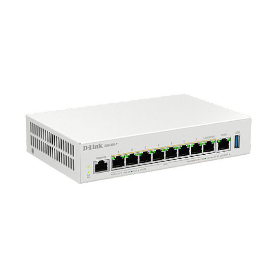 Router D-LINK DBR-600-P/E (9x 2.5G, 8x PoE+, 123W, Dual-WAN, VPN)-2