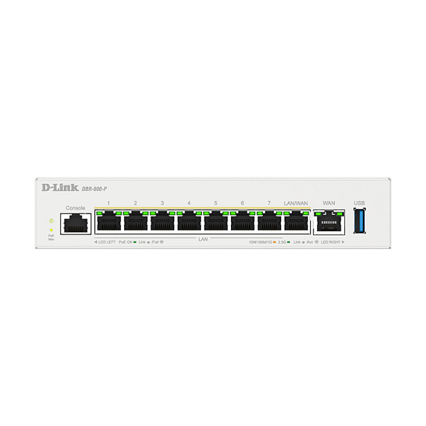 Router D-LINK DBR-600-P/E (9x 2.5G, 8x PoE+, 123W, Dual-WAN, VPN)-3