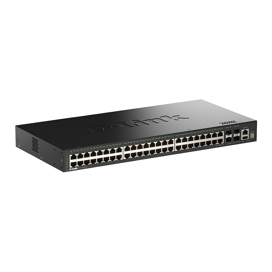 Mrežni switch D-LINK DGS-1520-52/E (52-portni, Smart Managed, 48x GbE, 4x 10G SFP+)-1