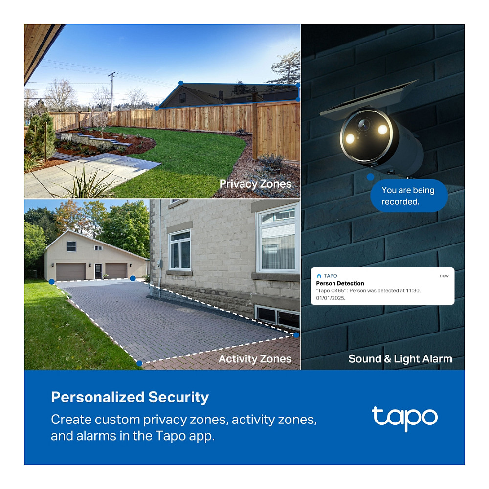 Sigurnosna kamera TP-LINK Tapo C465 (AI, Solarno napajanje, 2.5K QHD, IP66)-2