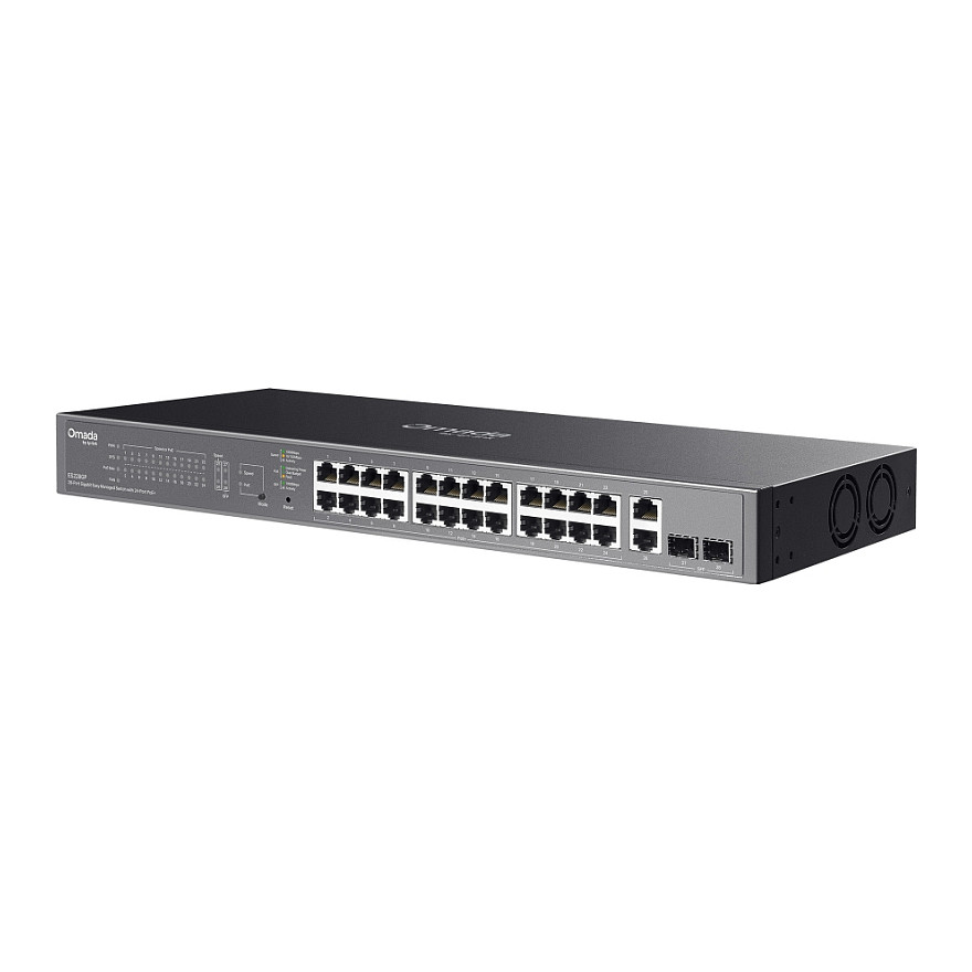 Mrežni switch TP-LINK Omada ES228GP (28-Port Gigabit, 24-Port PoE+, 250W, 2x SFP, Omada SDN)-2