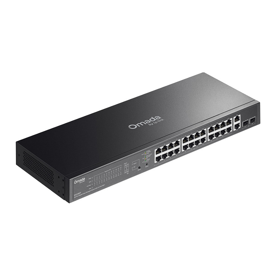 Mrežni switch TP-LINK Omada ES228GP (28-Port Gigabit, 24-Port PoE+, 250W, 2x SFP, Omada SDN)-3