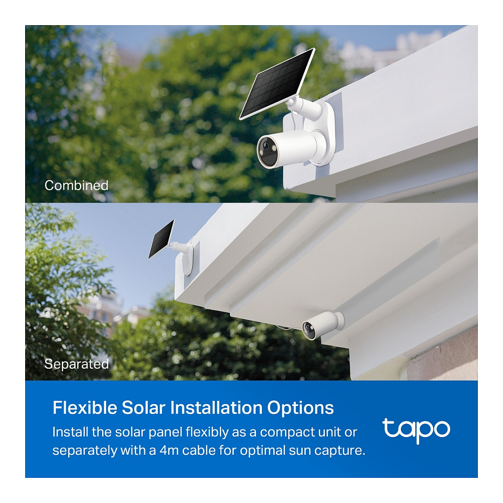 Sigurnosna kamera TP-LINK Tapo C460 KIT (4K 8MP, solarno napajanje, IP66, baterija)-4