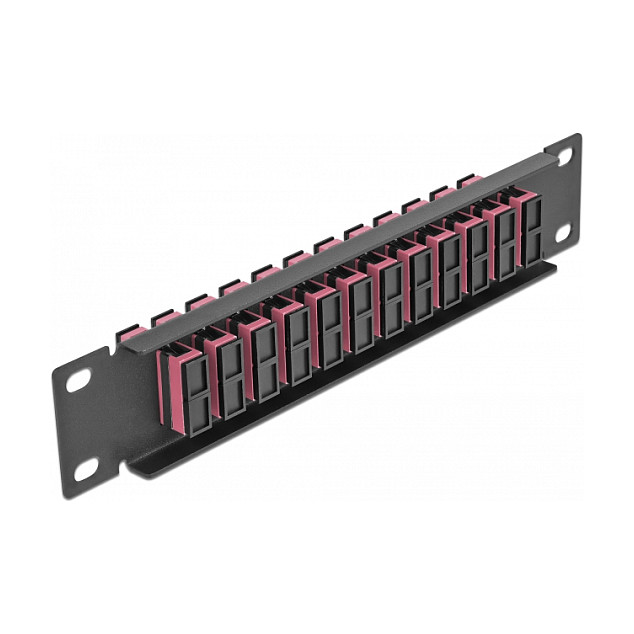 Mrežni patch panel DELOCK 66775 (10", 12x SC Duplex, 1U, za optičke kablove)-1
