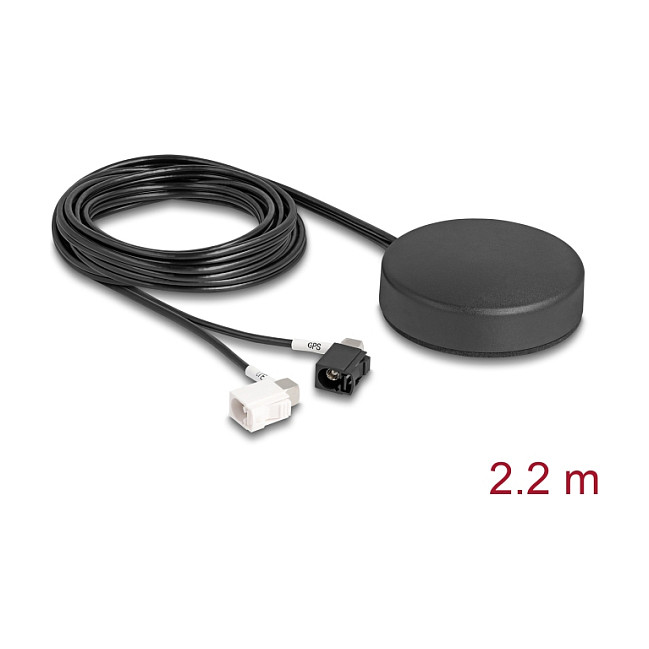 4G GNSS Antena DELOCK 90771 (FAKRA A+B, 2 dBi / 28 dB, IP67, krovna montaža)-0