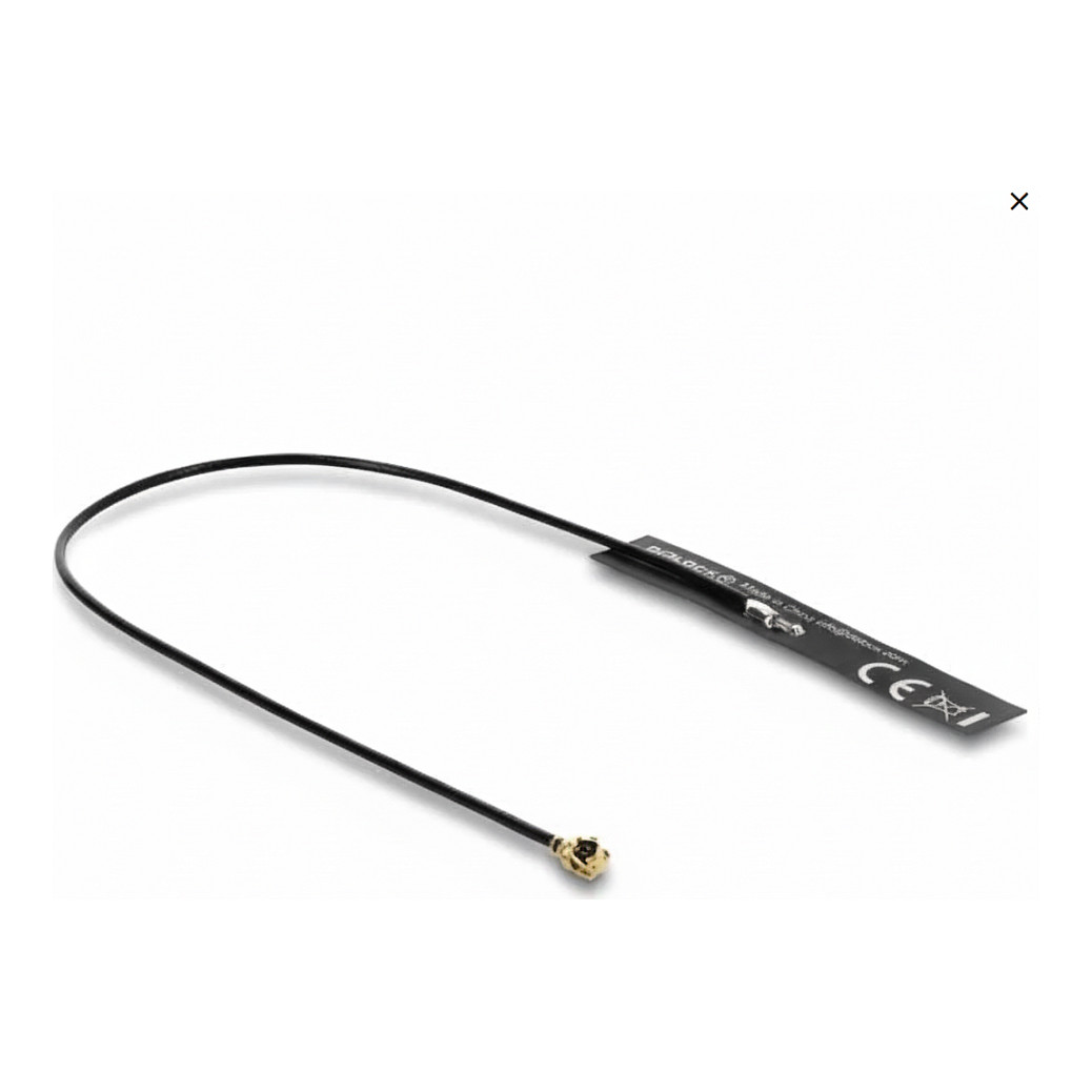 WiFi Antena DELOCK 12720 (2.4 GHz, 3.4 dBi, I-PEX MHF I, FPC, samoljepljiva)-0