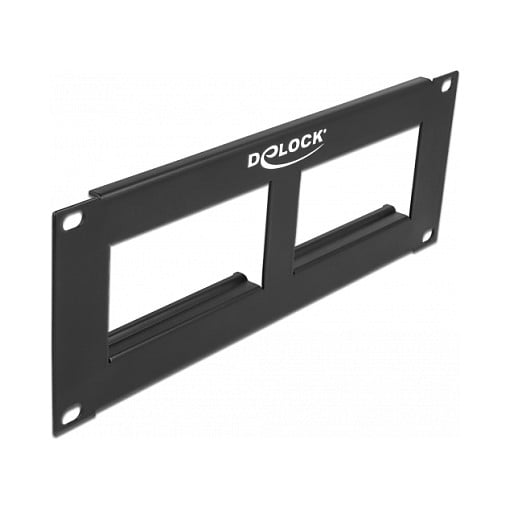 Patch panel DELOCK Easy 45 10" 2U 2 utora crni (81379)-0