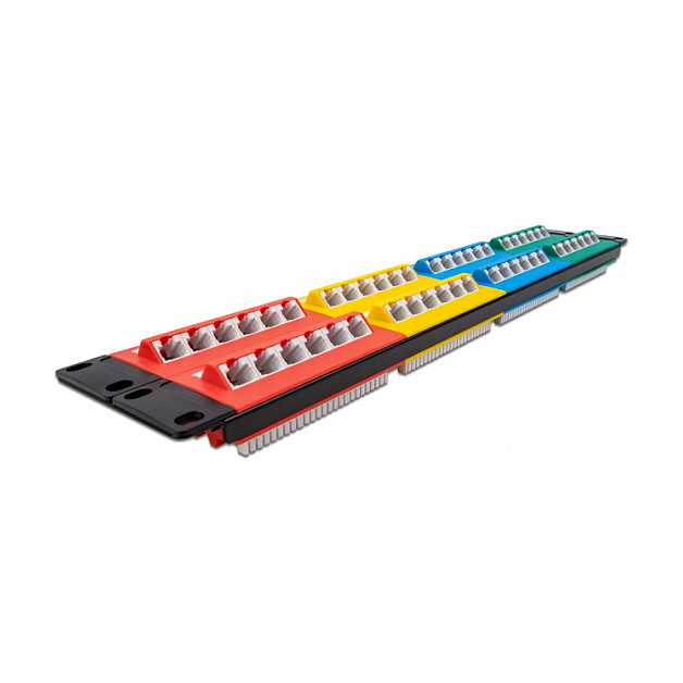 Patch panel DELOCK 66881 (19", 48 portova, Cat.5e, 2U, STP oklopljeni)-2