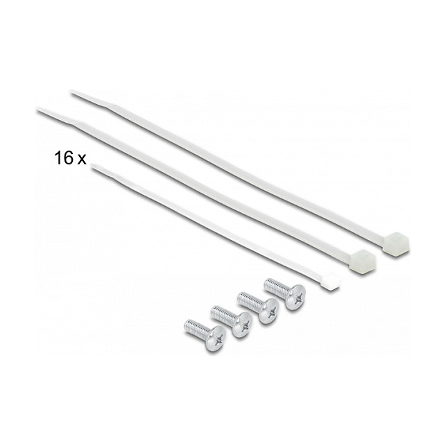 Patch panel DELOCK 19" 16 Port Cat.6A (1U, STP, sivi)-3