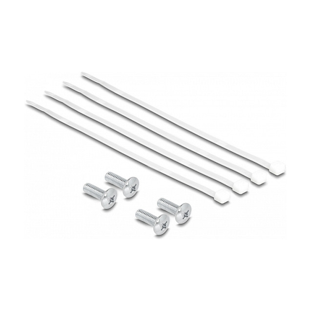 Mrežni patch panel DELOCK 10" 8 Port Cat.6A (1U, STP, crni)-3