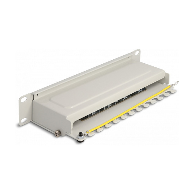 Patch Panel DELOCK 10" 8 Port Cat.6A (1U, sivi)-1