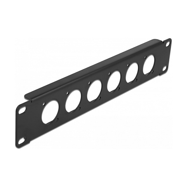 Patch panel DELOCK 10" D-Type 6 Port (1U, metalni)-0