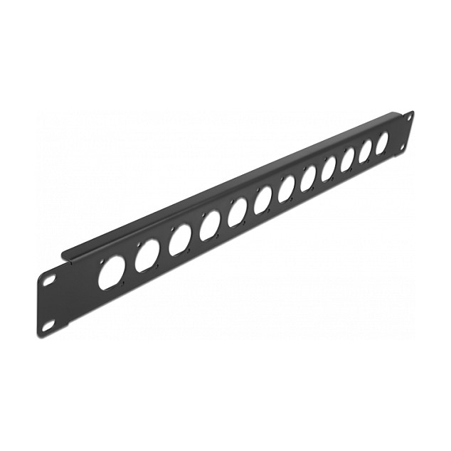 Patch panel DELOCK 19″ D-Type 12 Port (1U, metalno kućište)-0