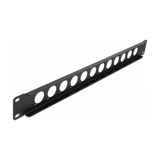 Patch panel DELOCK 19″ D-Type 12 Port (1U, metalno kućište)-1
