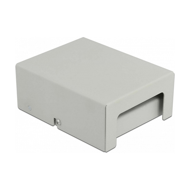 Mrežni patch panel DELOCK Keystone 4 Port (Zidna/stolna montaža, metalno kućište)-1