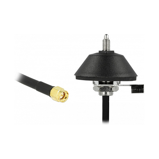 LTE Antena DELOCK 88431 (SMA, 5-7 dBi, omnidirekcijska, magnetska baza, 3m kabel)-1