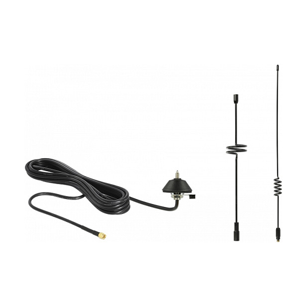 LTE Antena DELOCK 88431 (SMA, 5-7 dBi, omnidirekcijska, magnetska baza, 3m kabel)-3