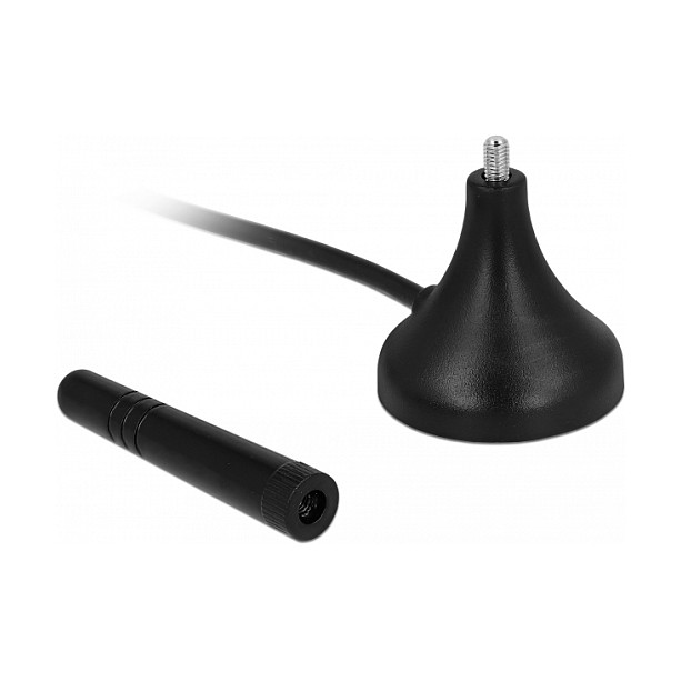 DELOCK 88423 LTE Antena (1-2 dBi, SMA, 3m kabel, magnetska baza)-1