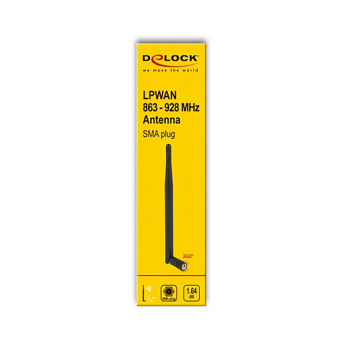 Antena DELOCK LPWAN 863-928 MHz (SMA konektor, 1.64 dBi, omnidirekcijska)-1