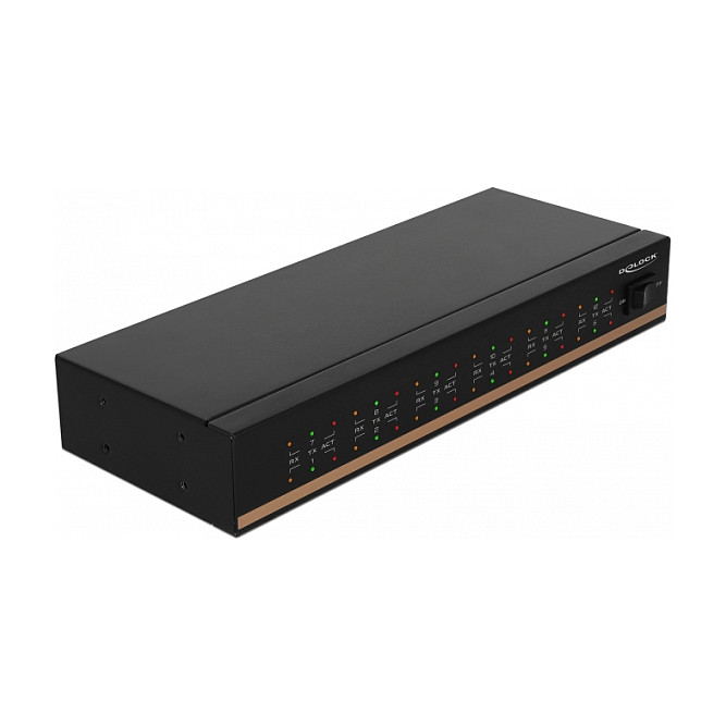 USB na Serijski RS-232 Hub DELOCK 87699 (12x RS-232, zaštita od prenapona, -40 do 85 °C)-0