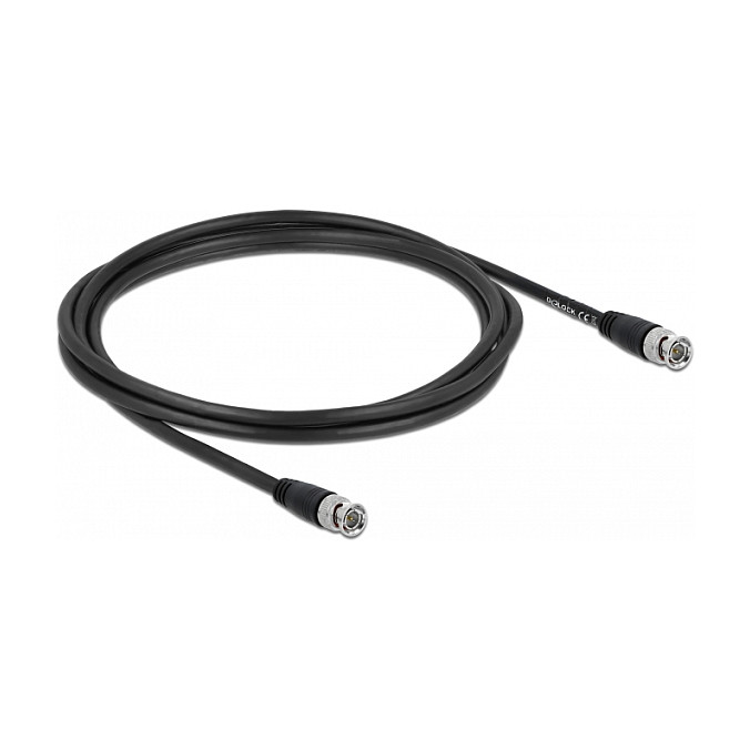 Kabel DELOCK BNC muški na BNC muški 2m (RG-58, 50 Ohm)