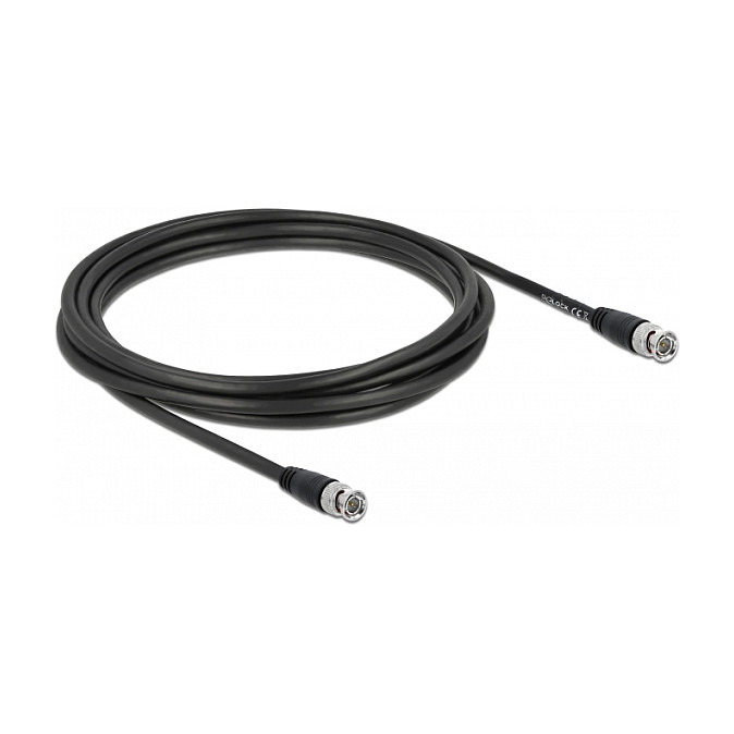 DELOCK BNC kabel 3m (BNC muški na BNC muški, 50 Ohm, RG-58)