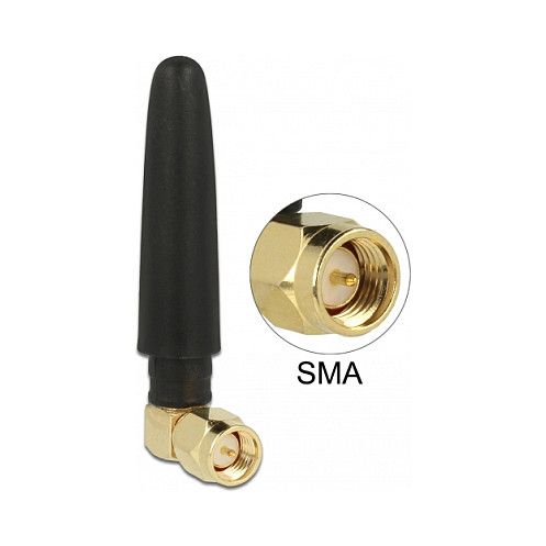 WLAN Antena DELOCK 88397 (SMA, 2 dBi, 2.4 GHz, omnidirekcionalna, fleksibilna)