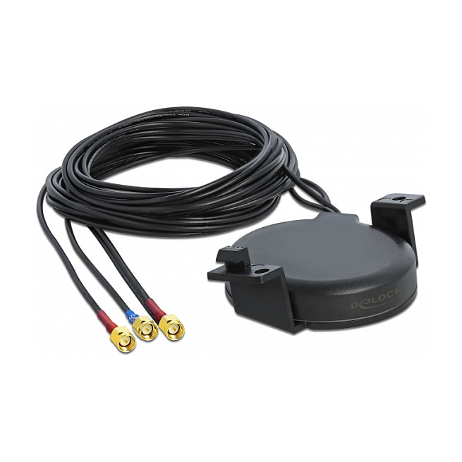 Antena DELOCK LTE MIMO GNSS (3x SMA, 3m kabel, IP67, vanjska montaža)-0