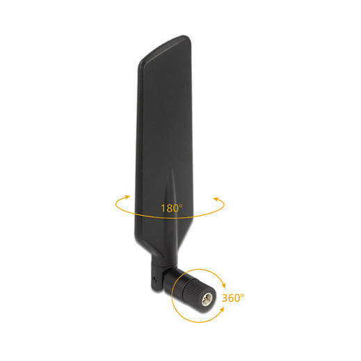 Antena DELOCK 12408 (LTE / WLAN Dual Band, SMA, 1-4 dBi, omnidirekcijska)-1