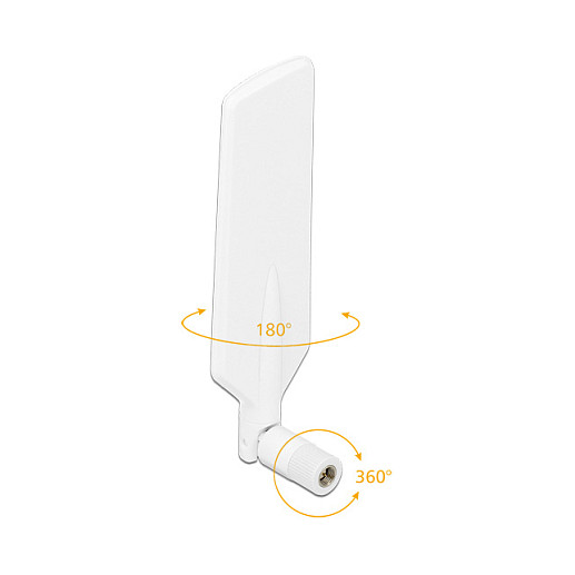 Antena DELOCK 12430 LTE / WLAN Dual Band (SMA, 1-4 dBi, omnidirekcijska, bijela)-1
