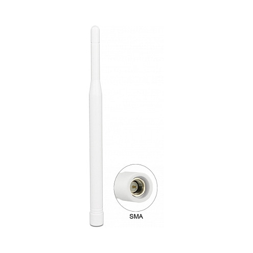 LTE Antena DELOCK 89622 (SMA, 0.3 - 2.9 dBi, omnidirekcijska) bijela