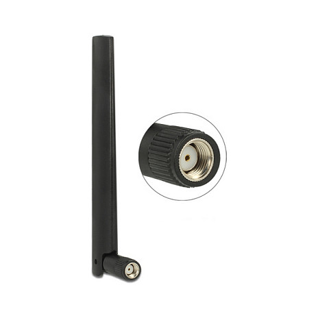 Antena DELOCK 88895 (RP-SMA, LTE/GSM/UMTS/WLAN/BT/ZigBee, 1-4 dBi, omnidirekcijska)