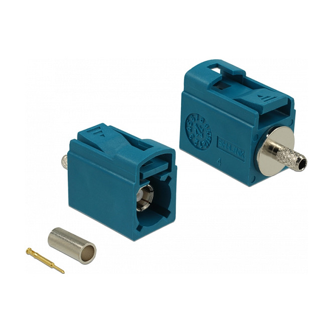 Konektor DELOCK 88993 FAKRA Z ženski za krimpanje (RG-174/RG-316, 50 Ohm)