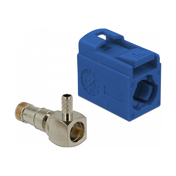 FAKRA C konektor DELOCK 88943 ženski 90° za krimpanje (RG-174/RG-316)-2