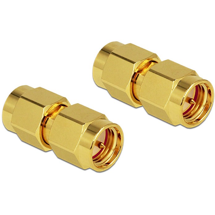 Adapter DELOCK 88889 SMA muški na SMA muški (50 Ohm, do 18 GHz)
