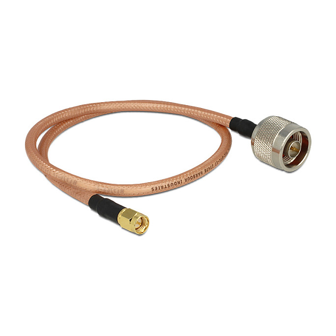 DELOCK Antenski kabel N muški > SMA muški 40cm RG-142 (Low Loss)-0
