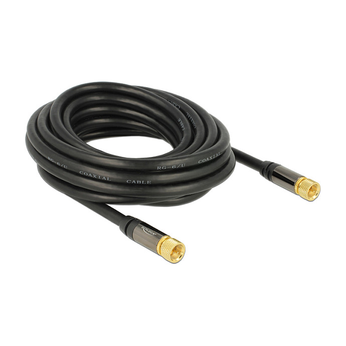 DELOCK Koaksijalni kabel F-konektor na F-konektor RG-6/U 5m (88943)-0