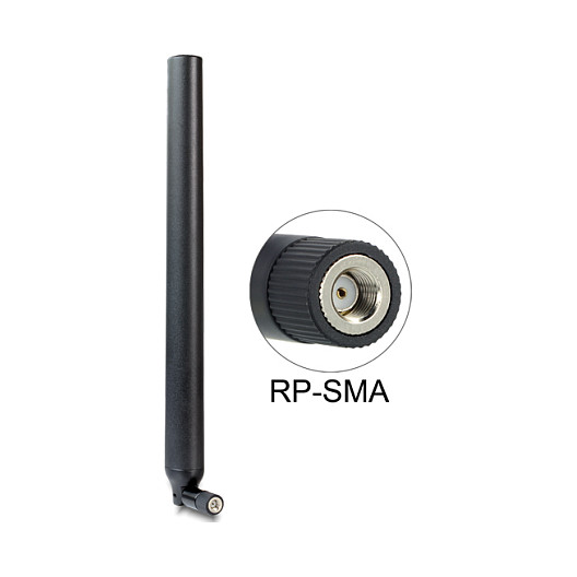DELOCK 88991 WLAN Antena (RP-SMA, 2.4/5 GHz, 9 dBi, dvopojasna, omnidirekcijska)