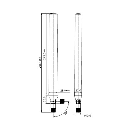 DELOCK 88991 WLAN Antena (RP-SMA, 2.4/5 GHz, 9 dBi, dvopojasna, omnidirekcijska)-2