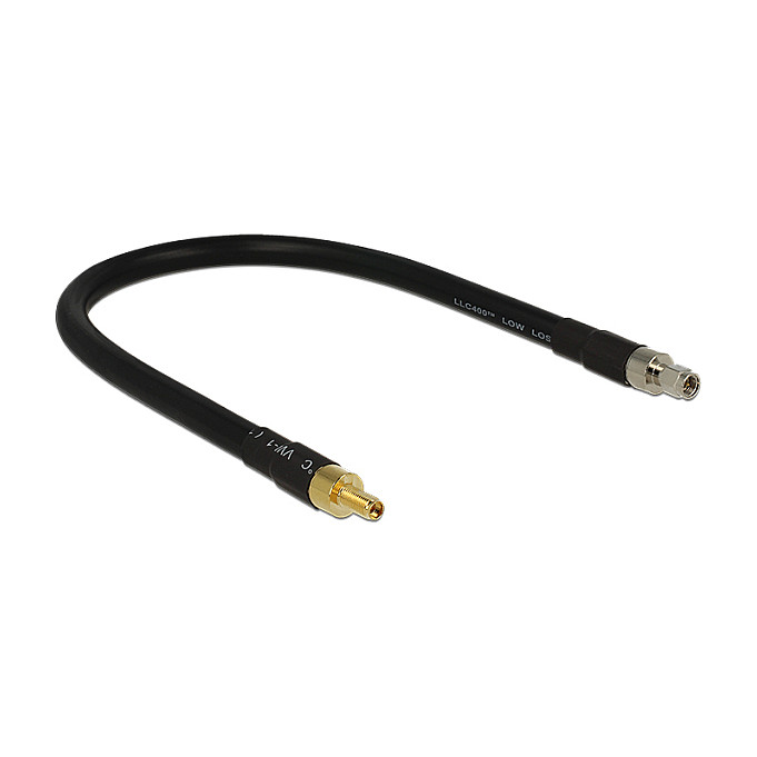DELOCK Antenski produžni kabel SMA (M) na SMA (Ž) 0.4m CFD400 Low Loss-1