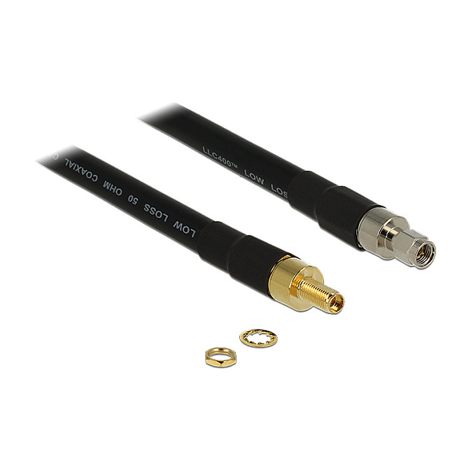 Antenski produžni kabel DELOCK 88944 (SMA M > SMA Ž, 1m, CFD400, Low Loss)-0