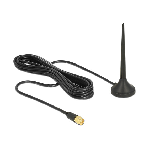 DELOCK 88431 LTE / GSM / UMTS Antena (3 dBi, SMA, magnetska baza, 2m kabel)-0