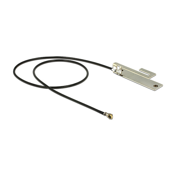 DELOCK interna WLAN antena (3 dBi, 2.4 GHz, MHF IV/HSC, 25 cm)-1