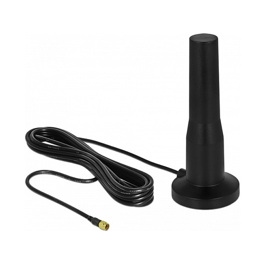 LTE Antena DELOCK 88430 (SMA, 3-5 dBi, omnidirekcionalna, magnetska baza, 3m kabel)