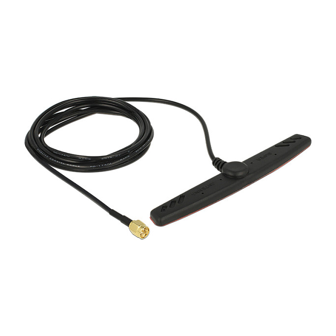 DELOCK 88431 GSM / UMTS / LTE Antena (SMA, 2.5 dBi, 2m kabel, samoljepljiva)