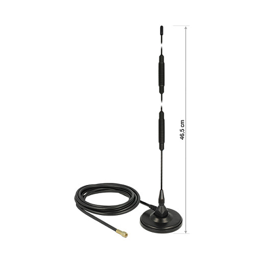 DELOCK GSM/UMTS Antena 88433 (7 dBi, SMA, magnetska baza, 3m kabel)-0