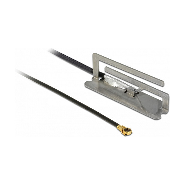 WLAN Antena DELOCK 88423 (MHF IV/HSC, 1.6 dBi, 2.4/5 GHz, 12 cm, interna)