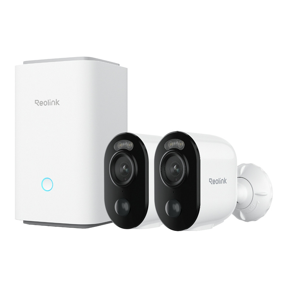 Sustav video nadzora REOLINK Home Hub 1 + 2x Argus B310 (4MP, ColorX, WiFi 6, baterija)-0